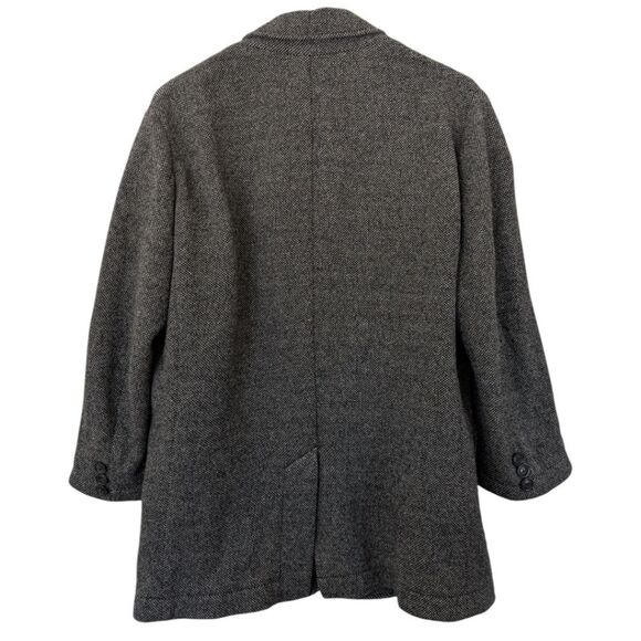 Woolrich John Rich & Bros Women's S Grey Wool Two Button Blazer 3/4 Sleeve - Picture 2 of 10